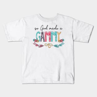 So God Made A Gammy Happy Mother's Day Kids T-Shirt